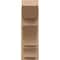 Ekena Millwork 7 1/2-in W x 18-in D x 22-in H Balboa Slat Rough Cedar Woodgrain TimberThane Outlooker, Primed Tan OUTUR075X18X22BOA24RCPR - alternate 4
